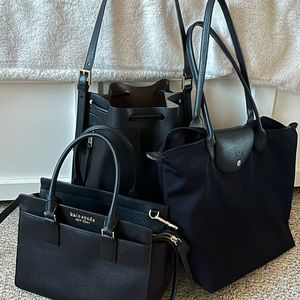 NAVY LONGCHAMP BAG